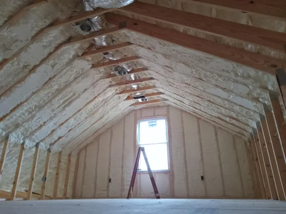 Spray foam roofing application for Crawl Space Insulation project in Cottonwood